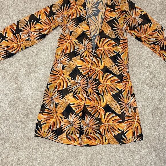 5- 3PCS Tropical Print Crisscross Bikini Set With Cover Up, Chic and Sexy, - Picture 8 of 13